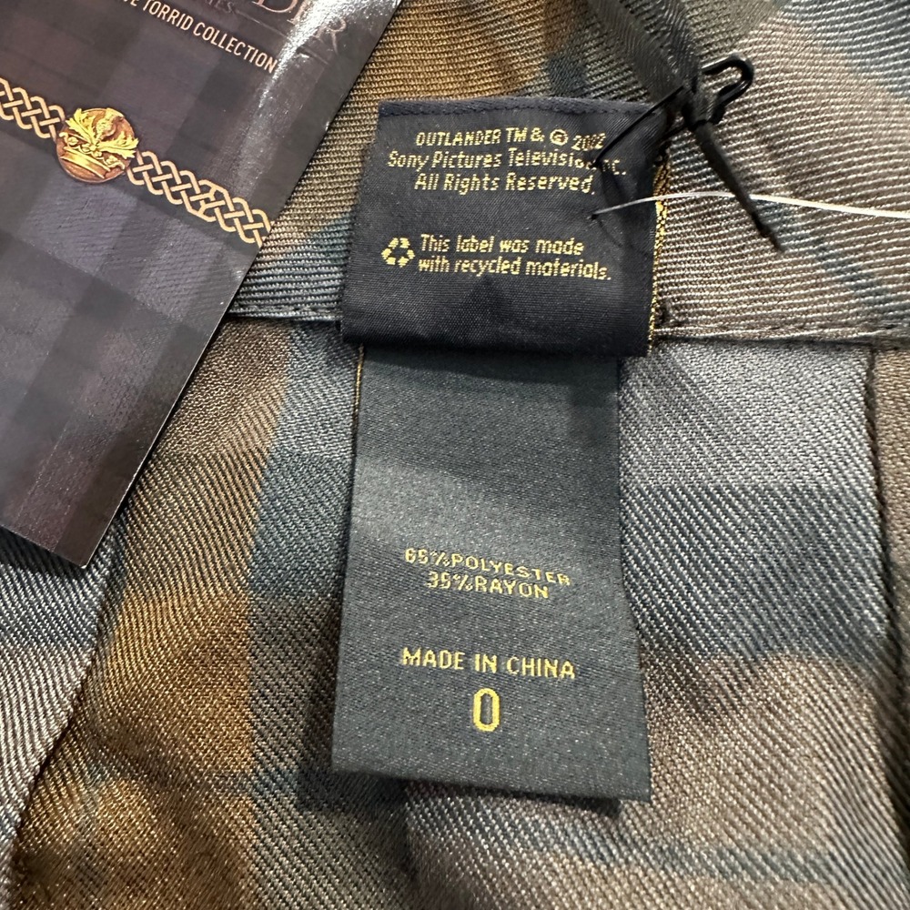 Torrid Outlander Fraser Tartan Plaid Skater Mini Skirt Large Grunge Cosplay - Picture 6 of 9